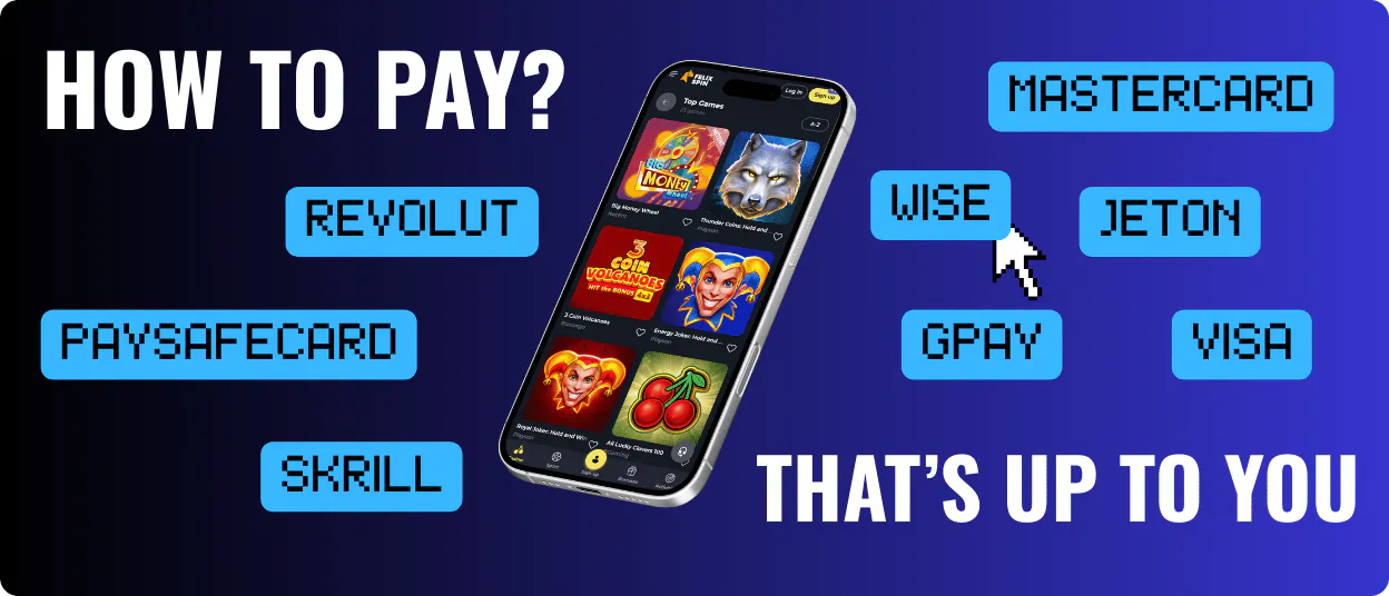 felix spin payment methods